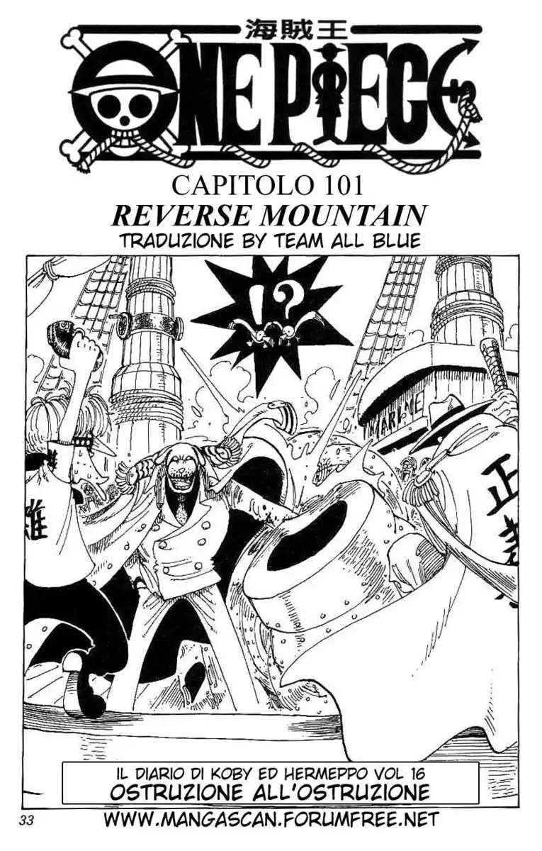 One Piece Capitolo 101 page 1