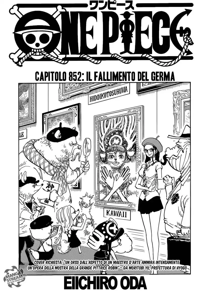 One Piece Capitolo 852 page 2