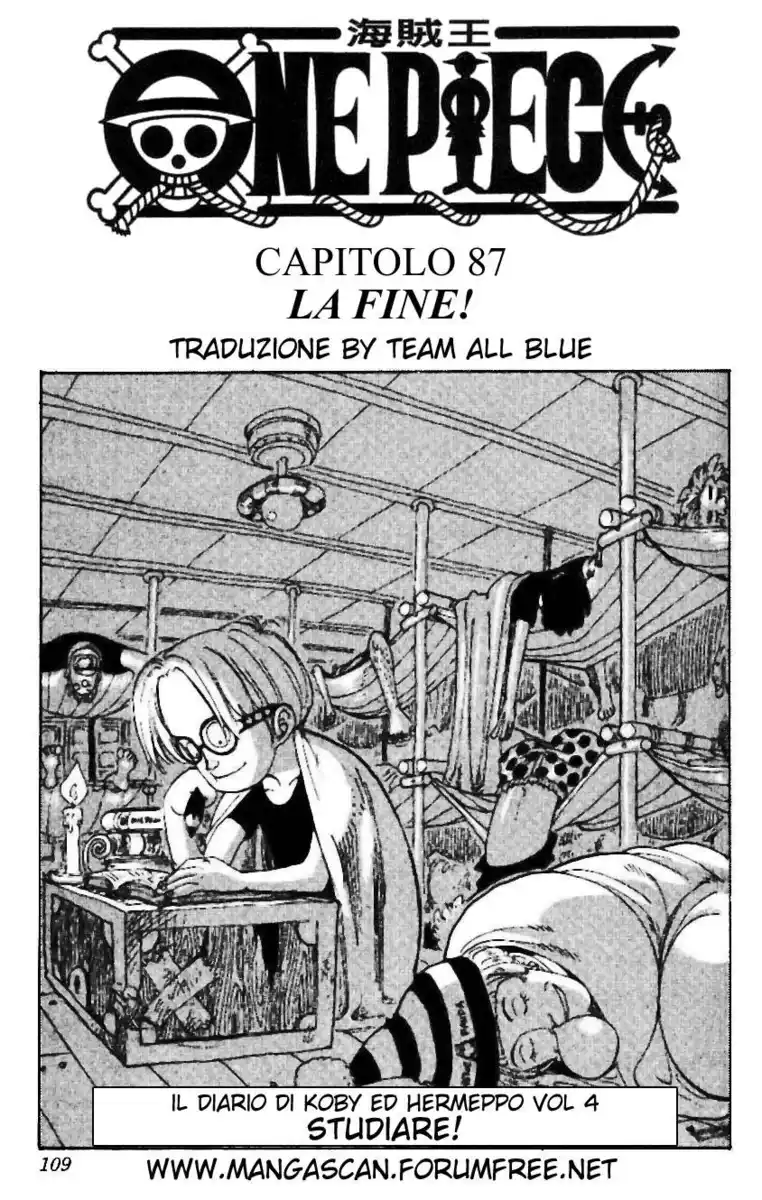 One Piece Capitolo 87 page 1