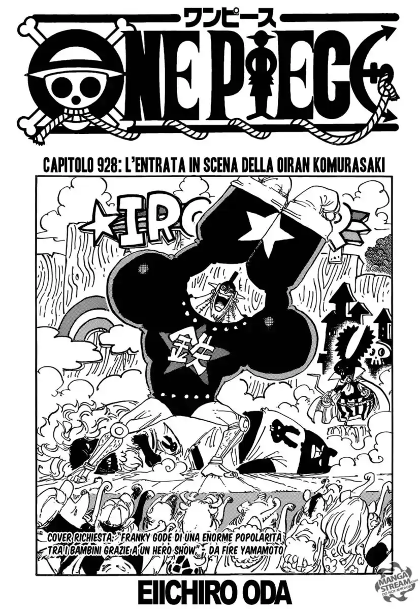 One Piece Capitolo 928 page 2