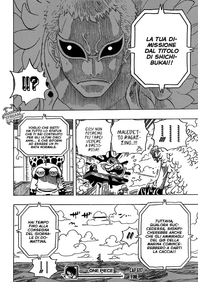 One Piece Capitolo 697 page 19