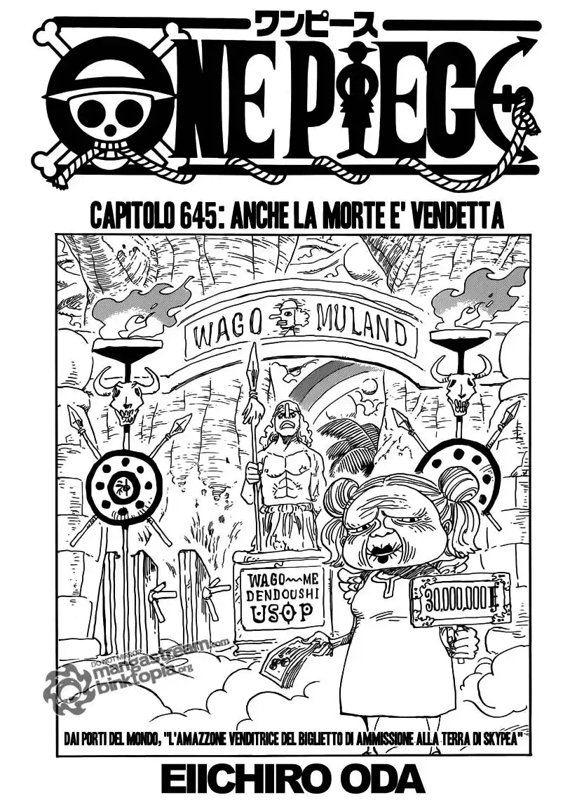 One Piece Capitolo 645 page 1