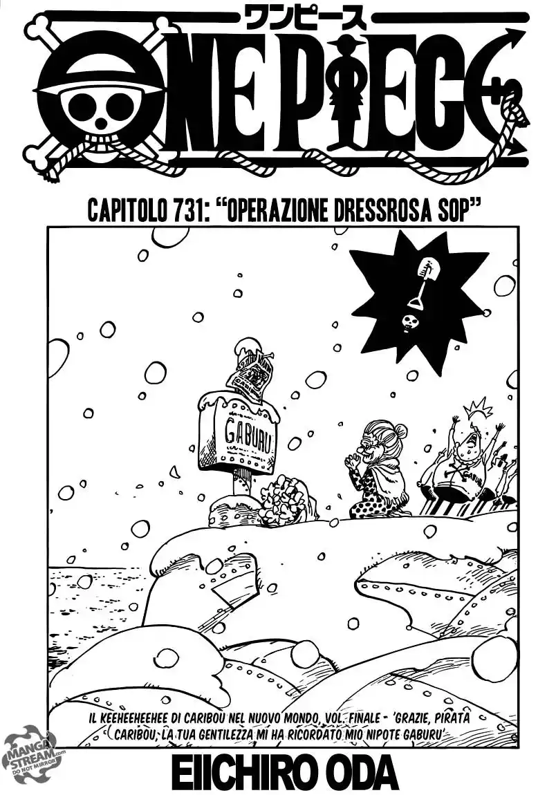 One Piece Capitolo 731 page 2