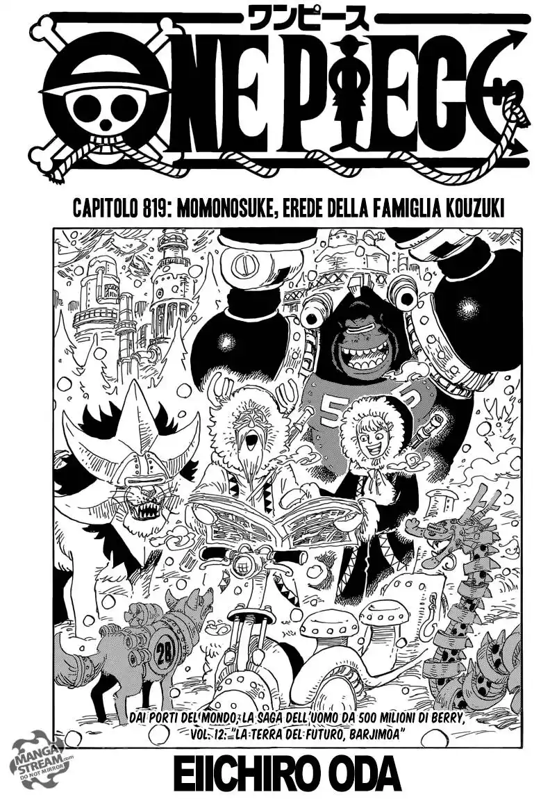 One Piece Capitolo 819 page 2