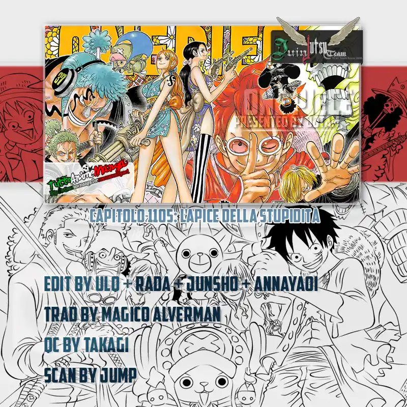 One Piece Capitolo 1105 page 1