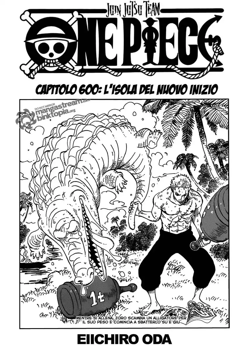 One Piece Capitolo 600 page 1