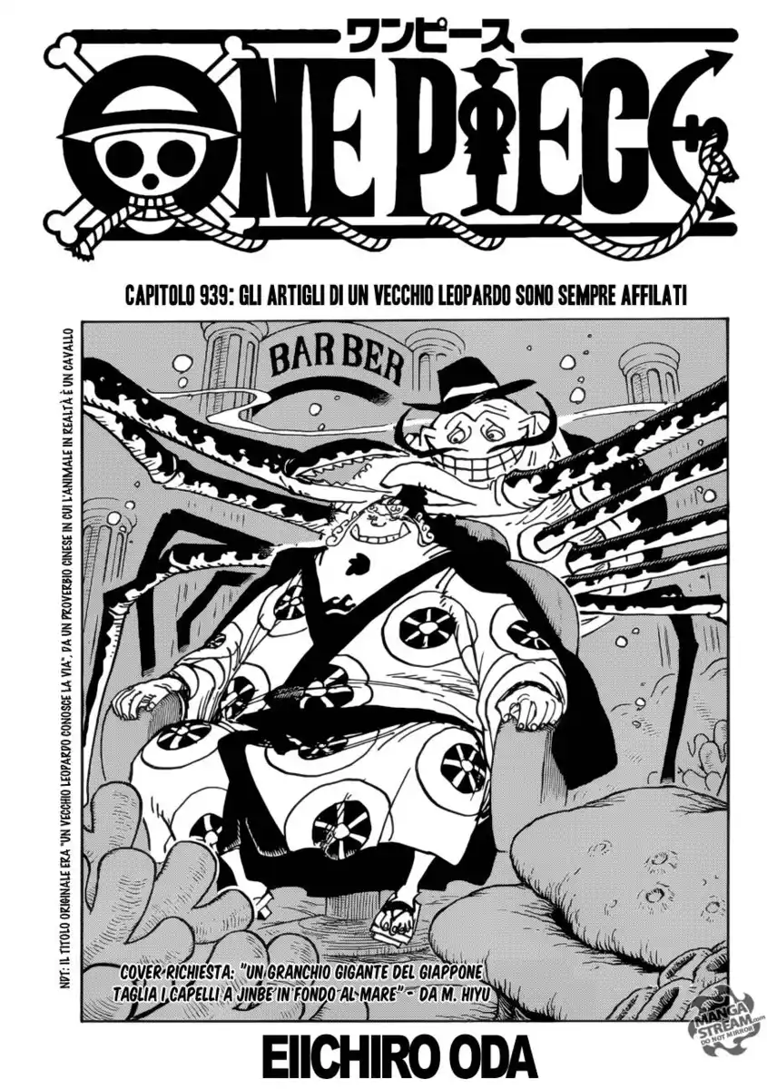 One Piece Capitolo 939 page 2