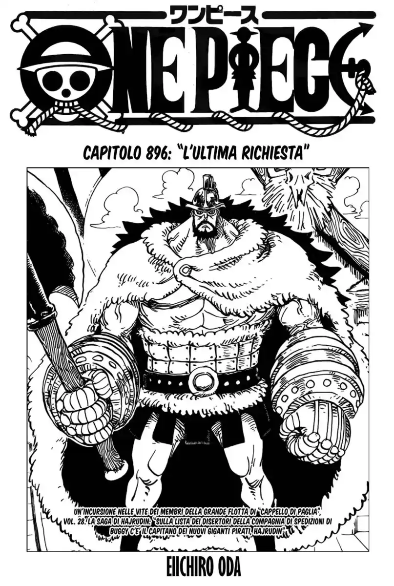 One Piece Capitolo 896 page 2