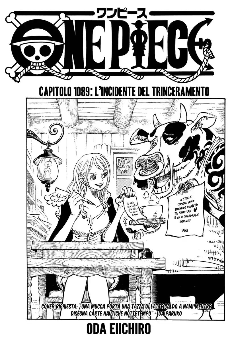 One Piece Capitolo 1089 page 3