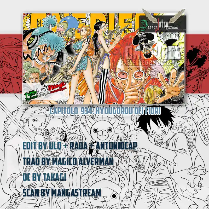 One Piece Capitolo 934 page 1