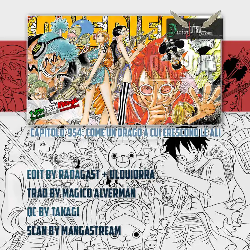 One Piece Capitolo 954 page 1