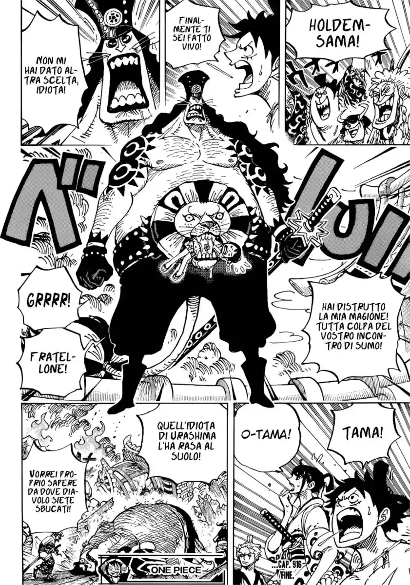 One Piece Capitolo 916 page 18