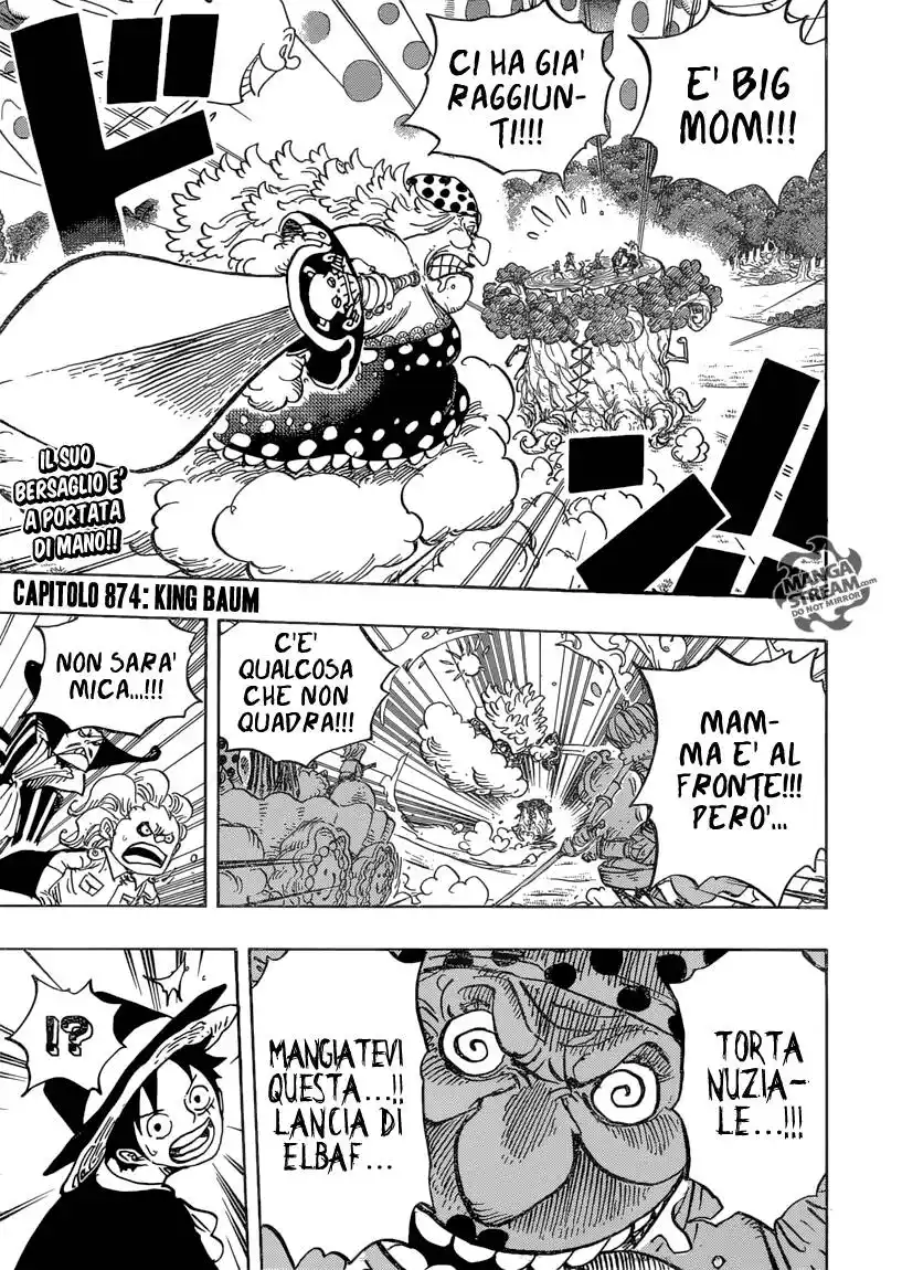 One Piece Capitolo 874 page 5