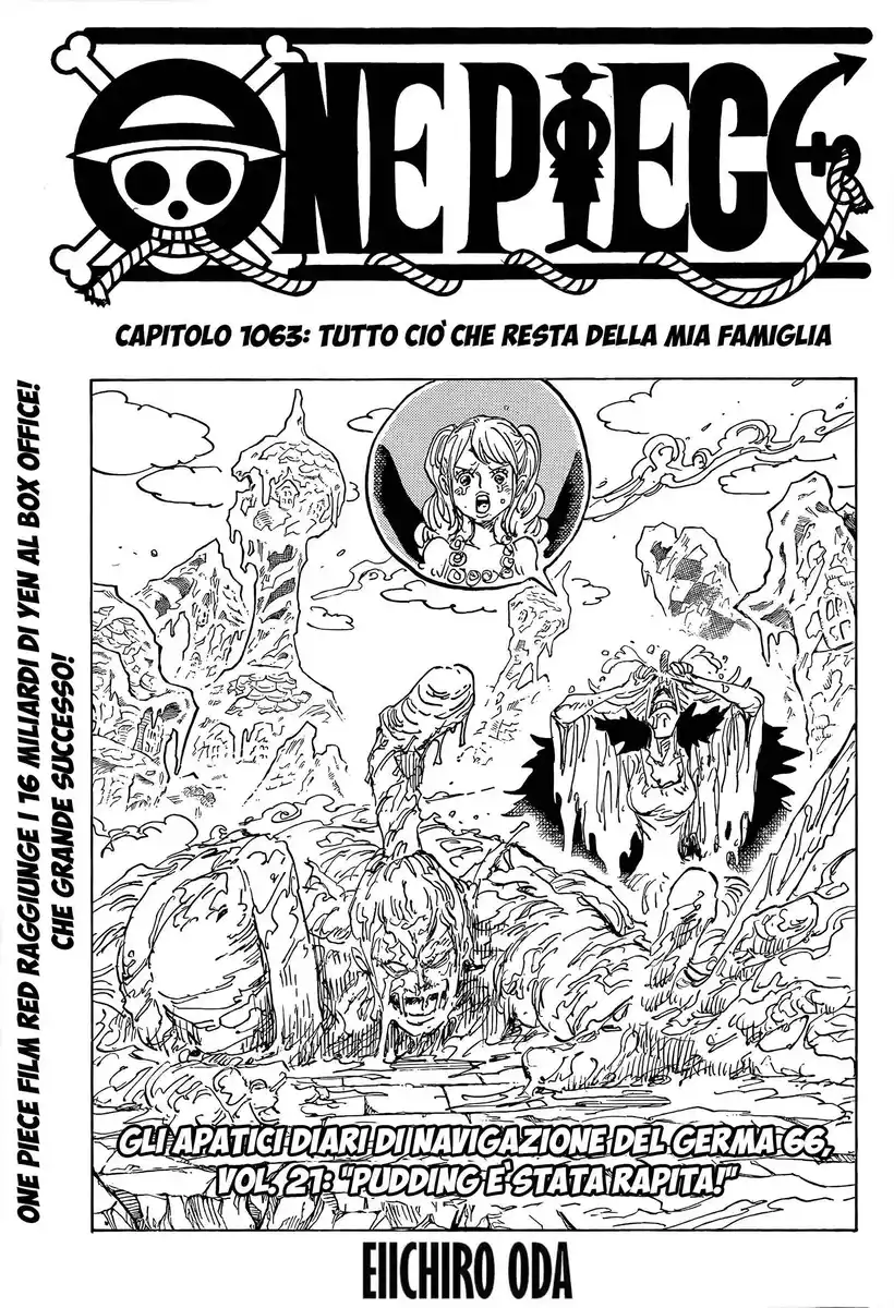 One Piece Capitolo 1063 page 1