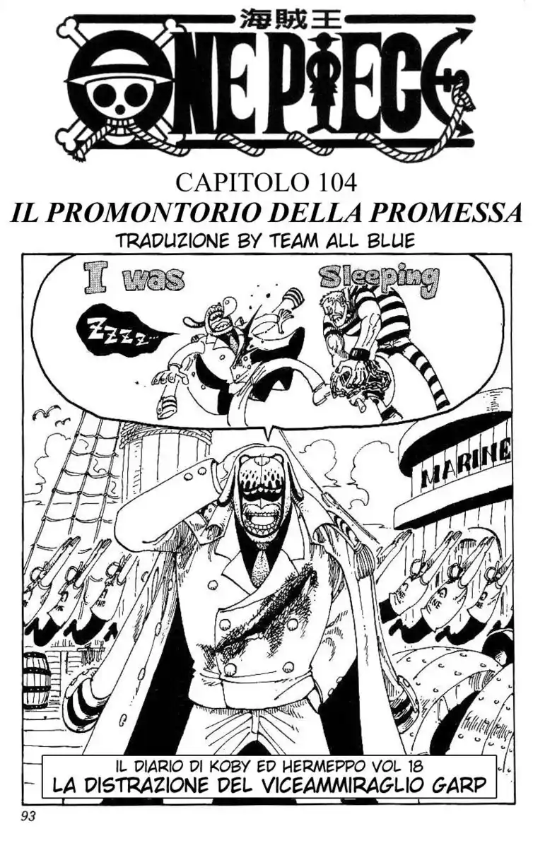 One Piece Capitolo 104 page 1