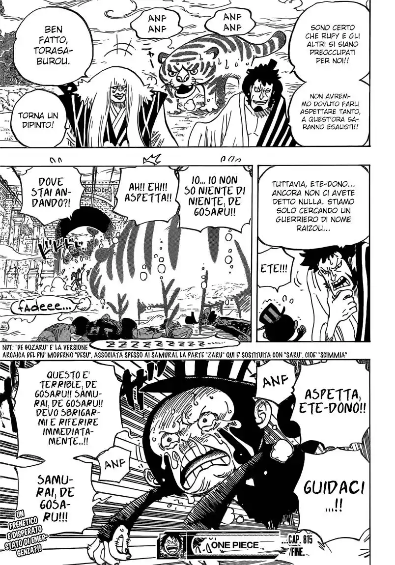 One Piece Capitolo 815 page 18