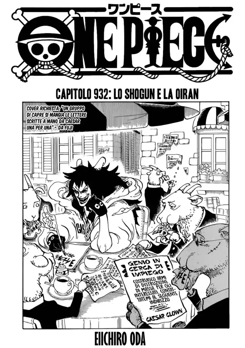 One Piece Capitolo 932 page 2