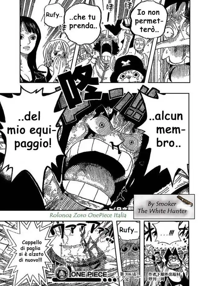 One Piece Capitolo 316 page 19