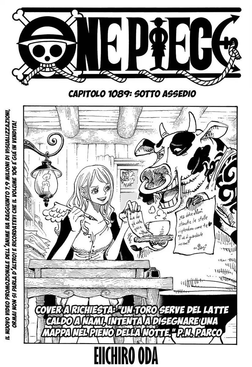 One Piece Capitolo 1089 page 1