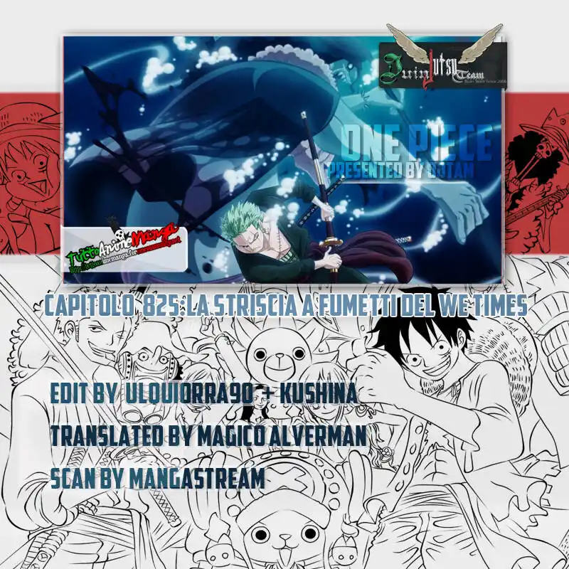 One Piece Capitolo 825 page 1