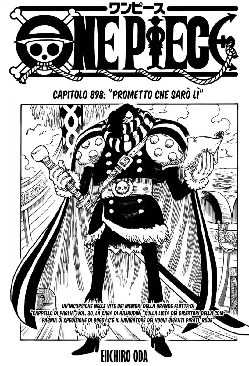 One Piece Capitolo 898 page 1