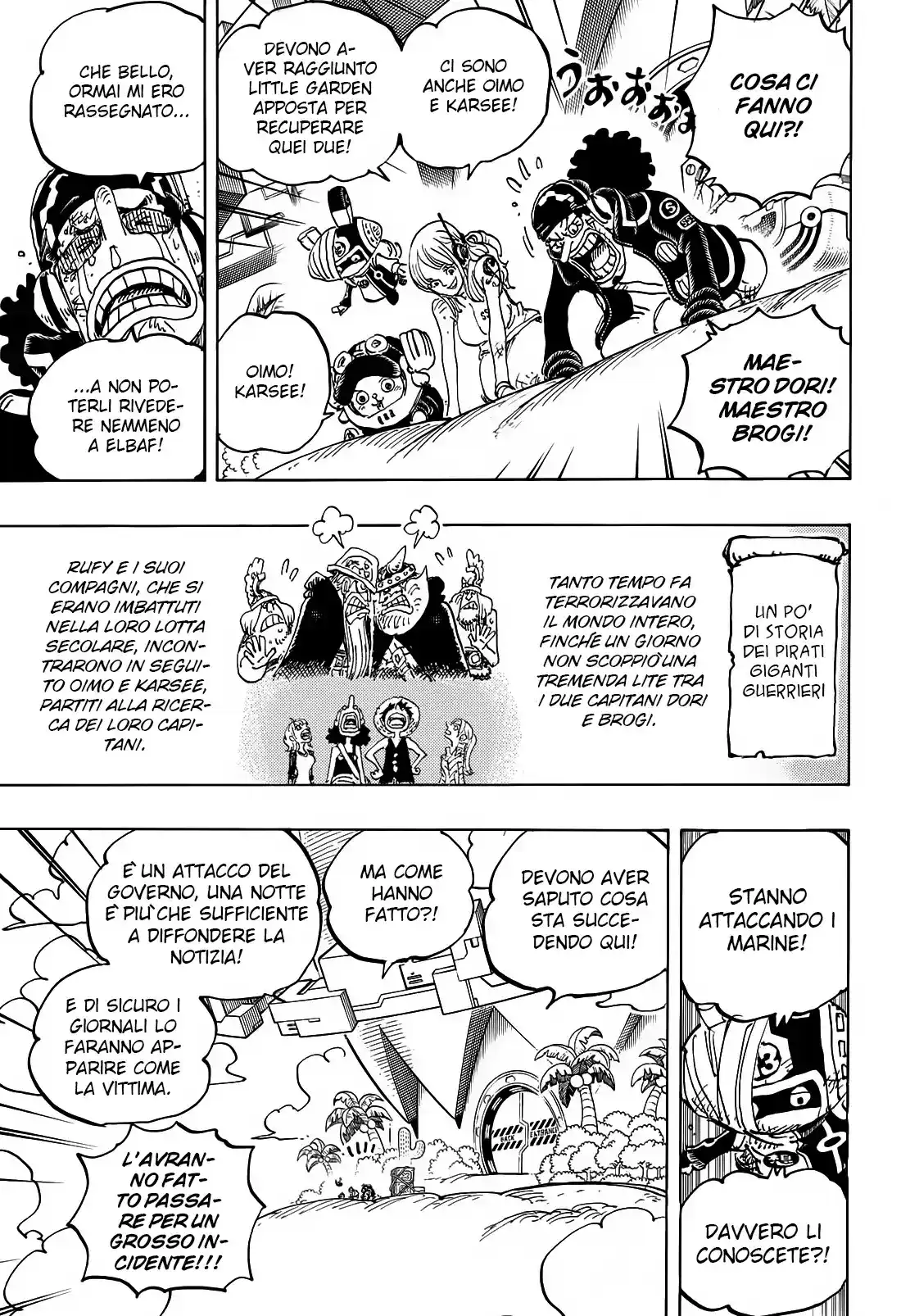 One Piece Capitolo 1107 page 4