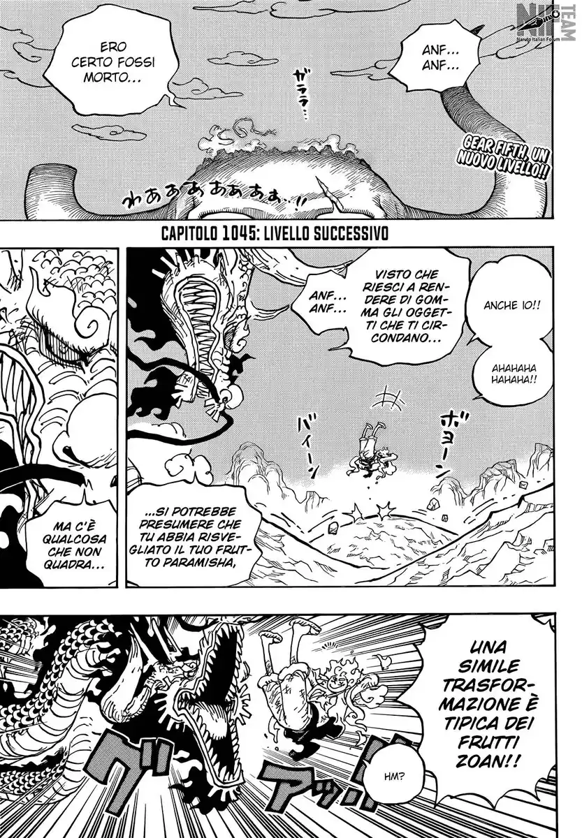 One Piece Capitolo 1045 page 4