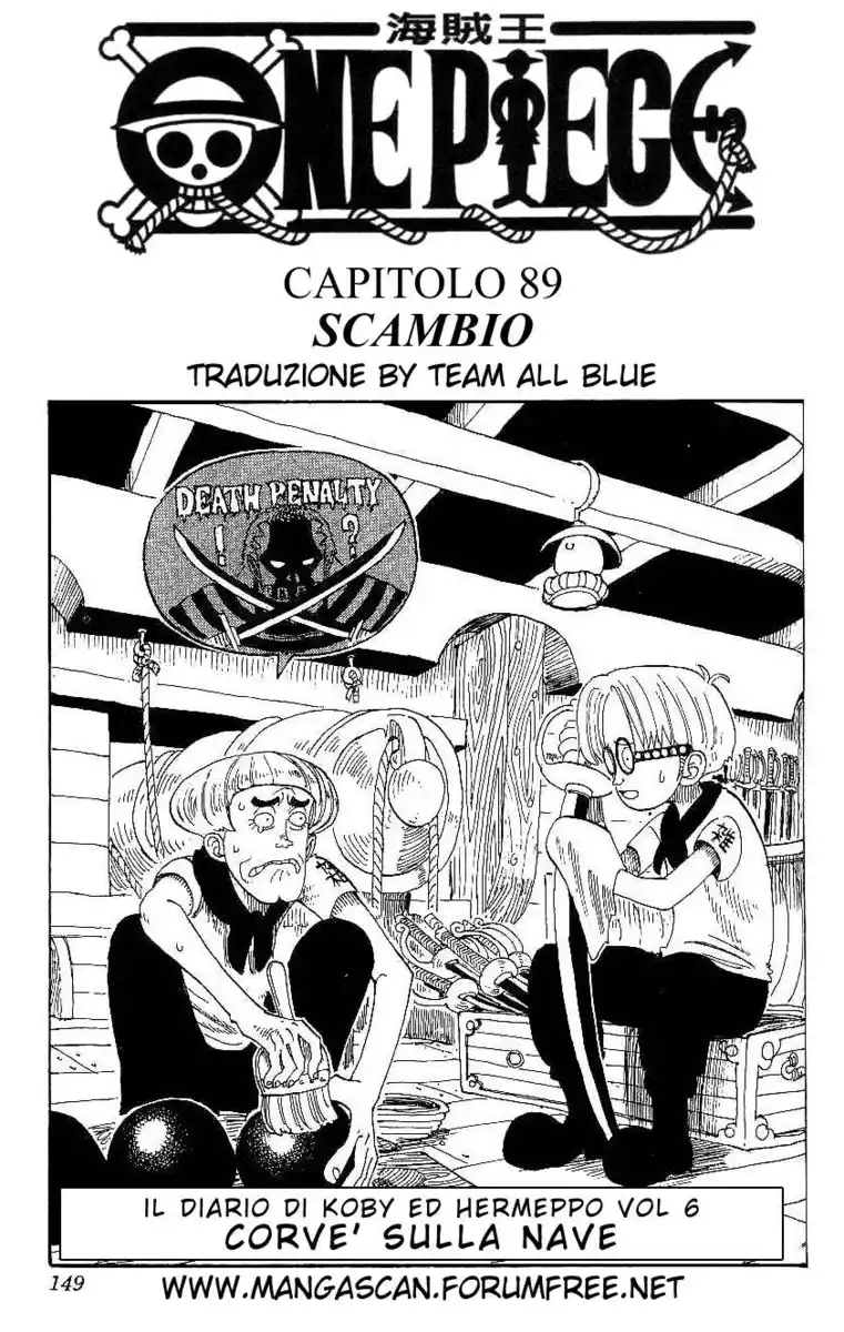 One Piece Capitolo 89 page 1