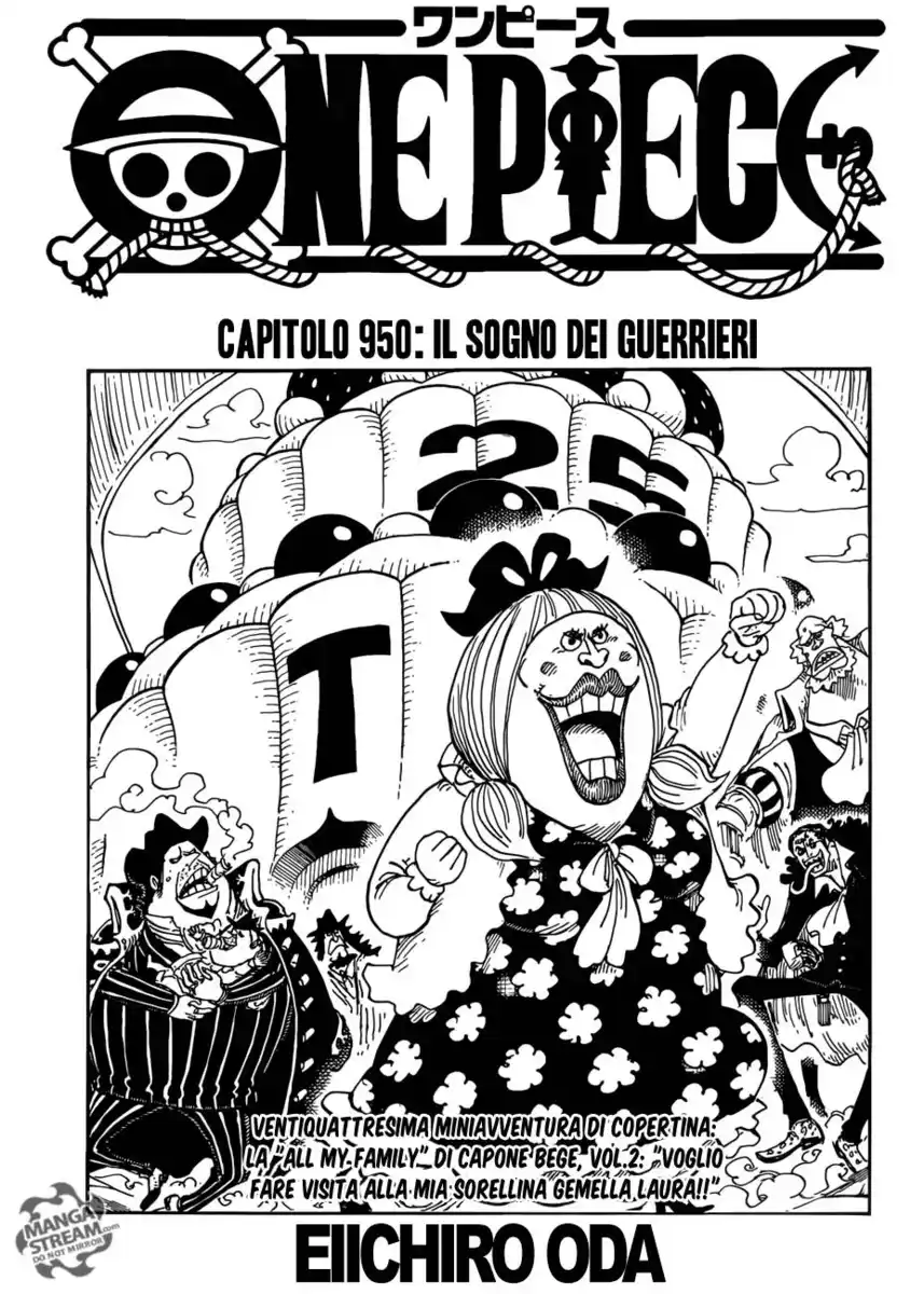 One Piece Capitolo 950 page 3