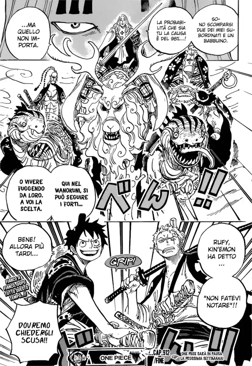 One Piece Capitolo 912 page 19