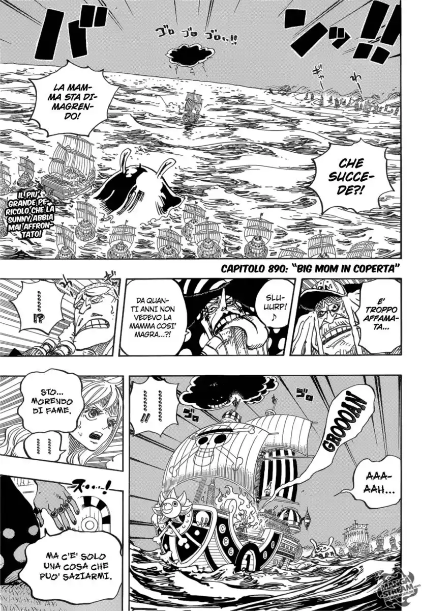 One Piece Capitolo 890 page 3