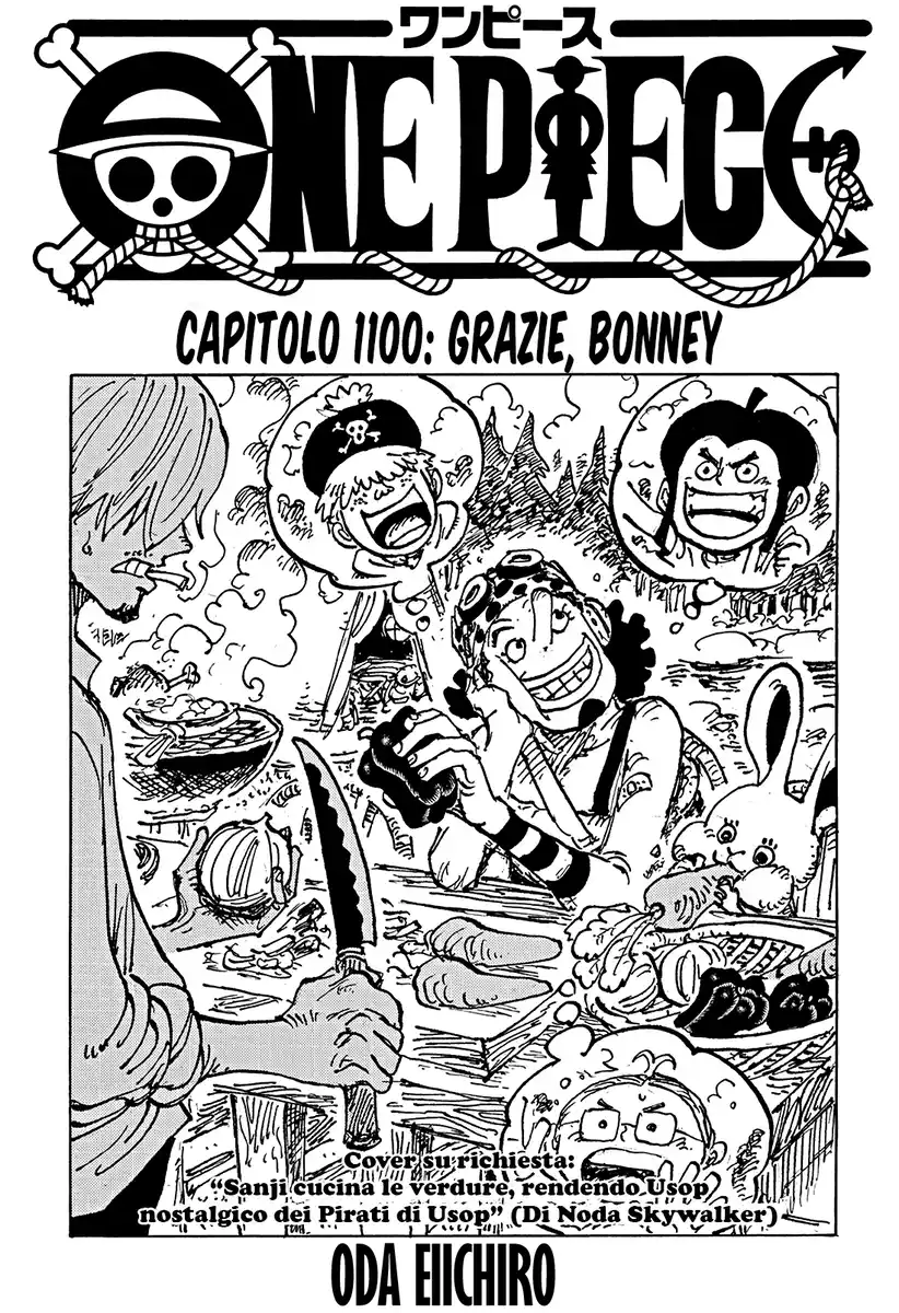 One Piece Capitolo 1100 page 1