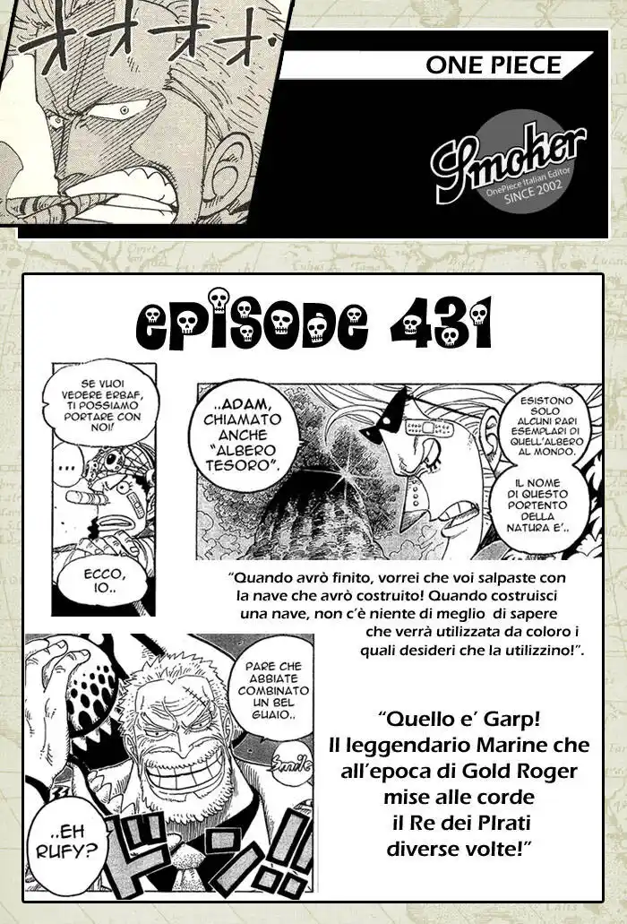 One Piece Capitolo 431 page 19