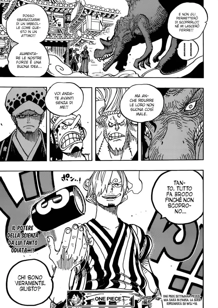 One Piece Capitolo 930 page 16