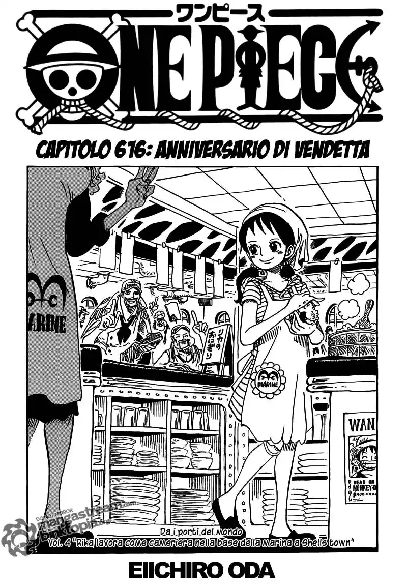 One Piece Capitolo 616 page 1