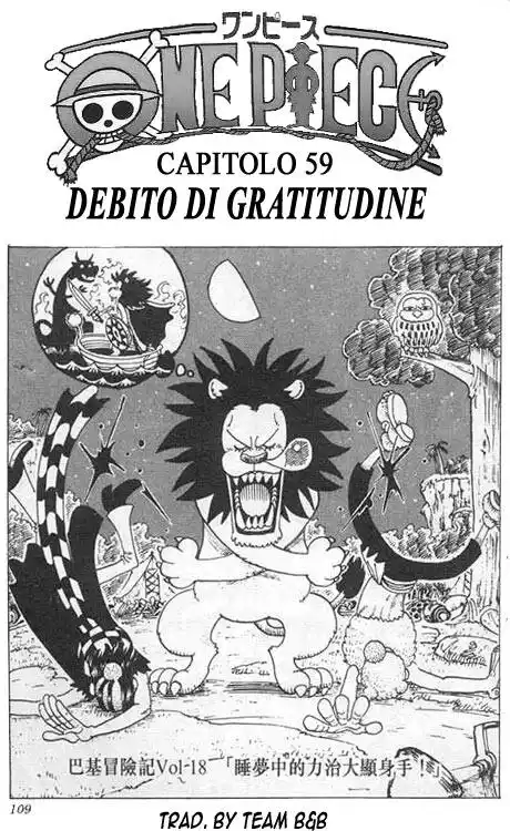 One Piece Capitolo 59 page 1