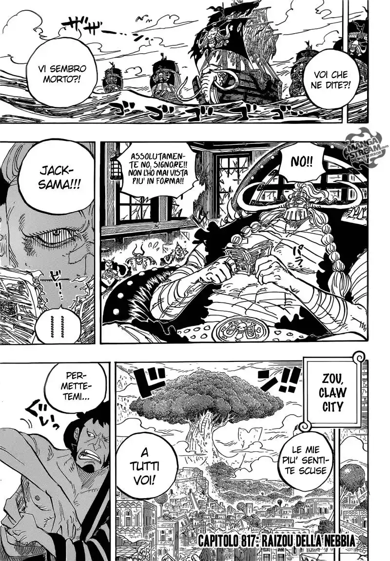 One Piece Capitolo 817 page 4