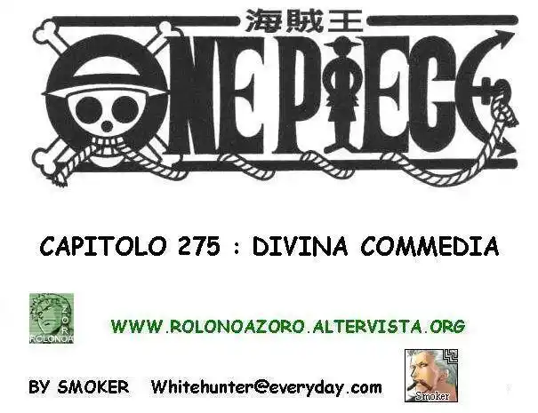 One Piece Capitolo 275 page 1