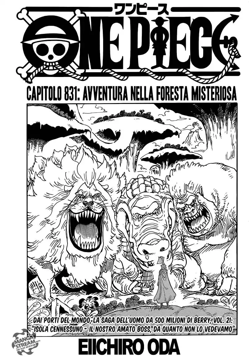 One Piece Capitolo 831 page 2