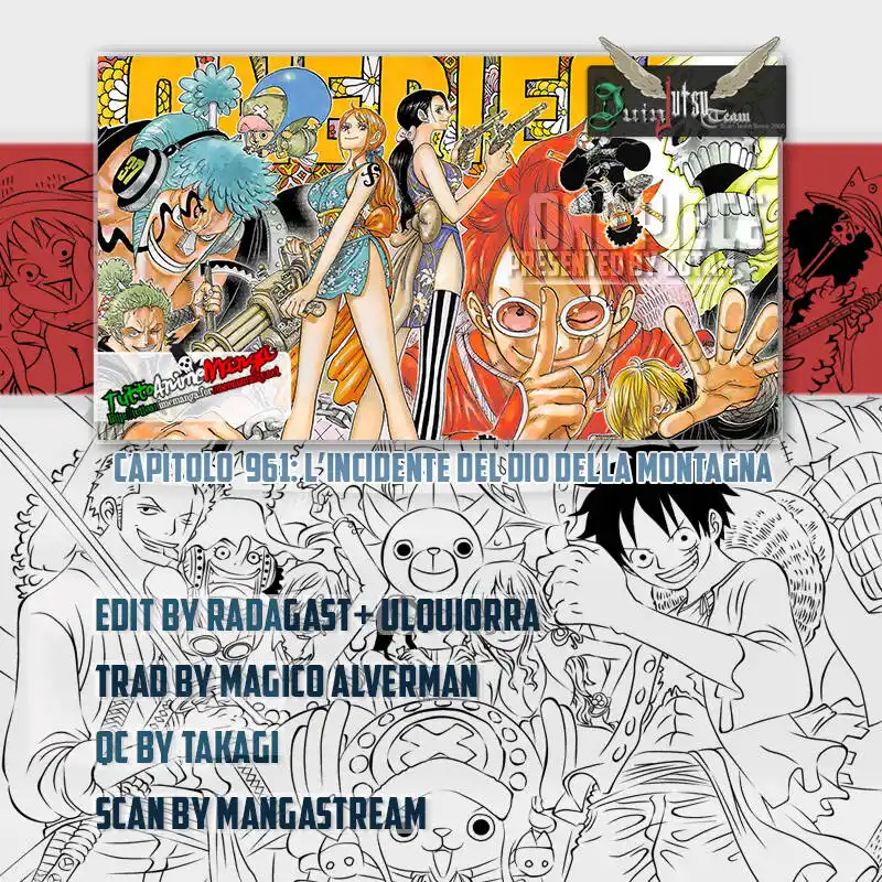 One Piece Capitolo 961 page 1