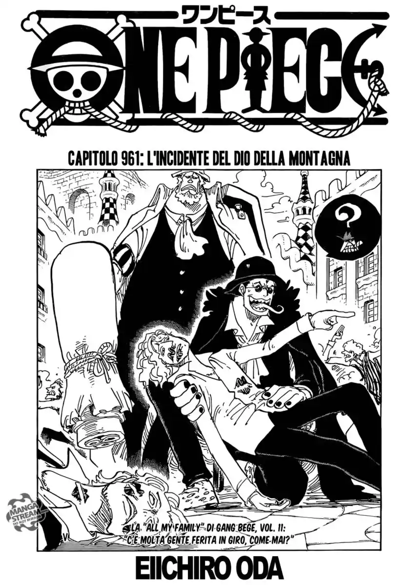 One Piece Capitolo 961 page 2