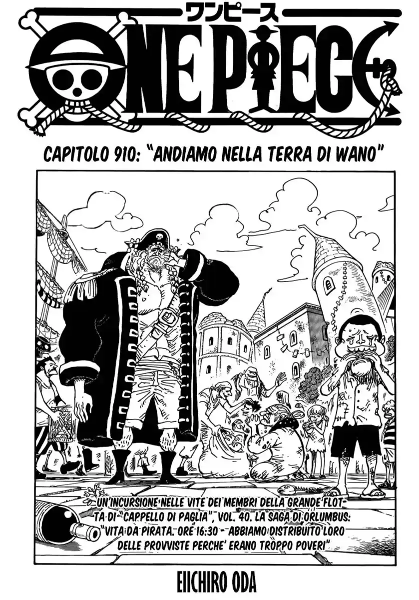 One Piece Capitolo 910 page 2