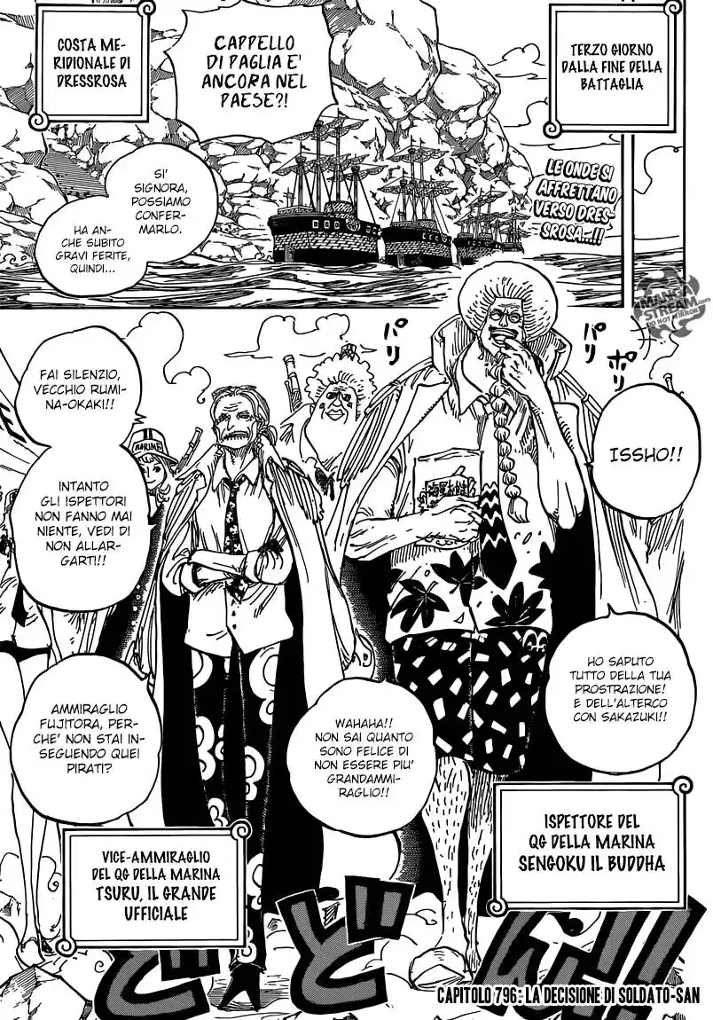 One Piece Capitolo 796 page 4