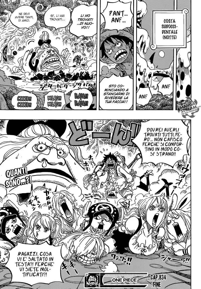 One Piece Capitolo 834 page 18