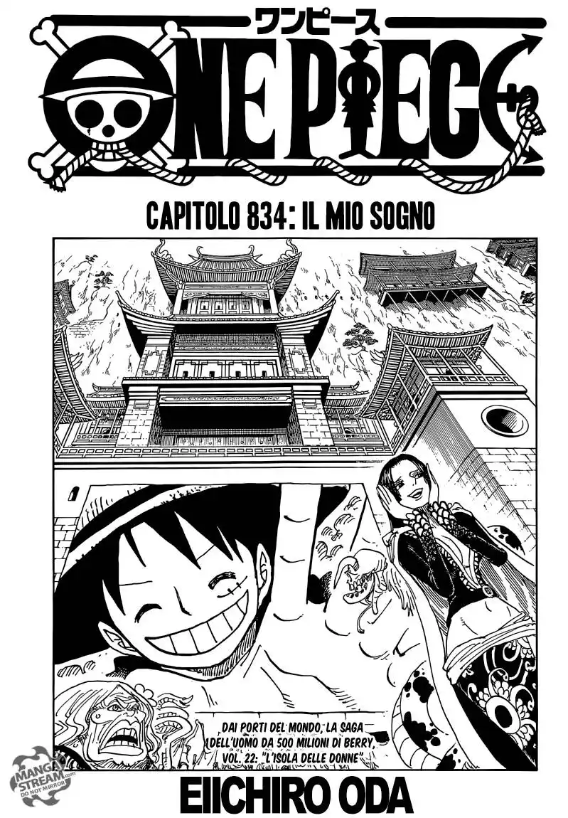 One Piece Capitolo 834 page 2