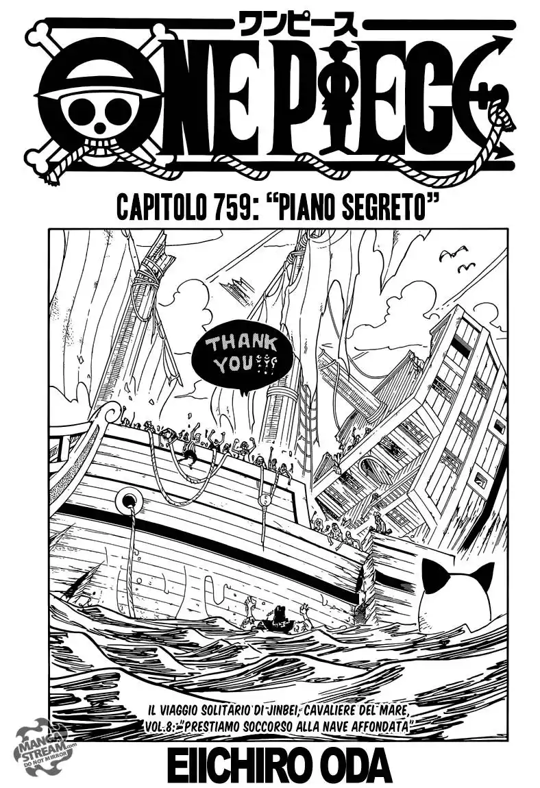 One Piece Capitolo 759 page 2