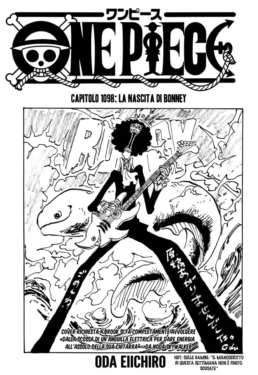 One Piece Capitolo 1098 page 2