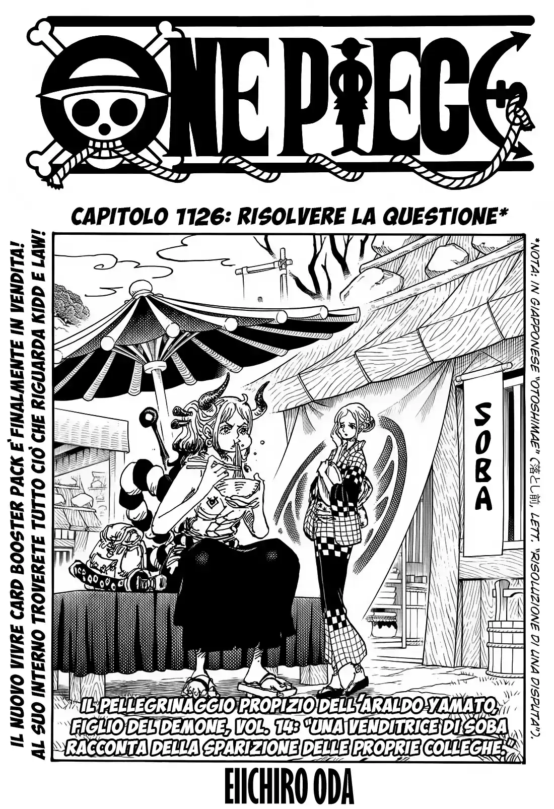 One Piece Capitolo 1126 page 1