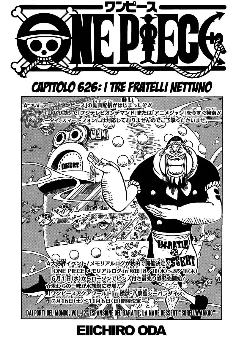 One Piece Capitolo 626 page 1