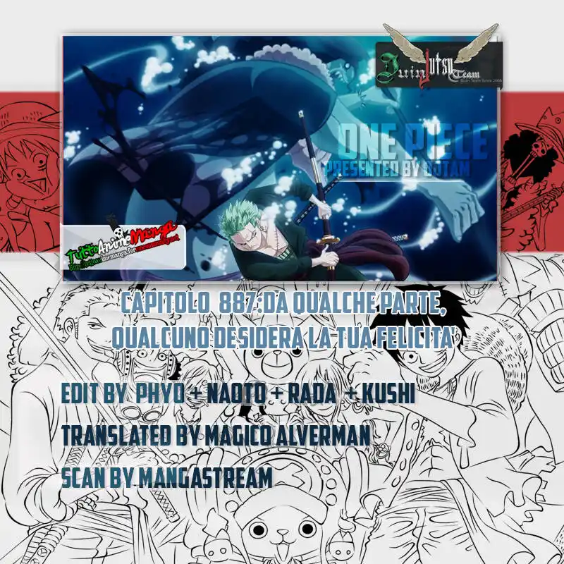 One Piece Capitolo 887 page 1